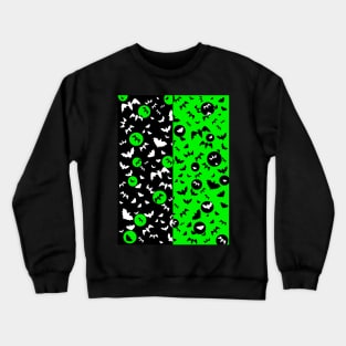 BLACK And Green Bats Crewneck Sweatshirt